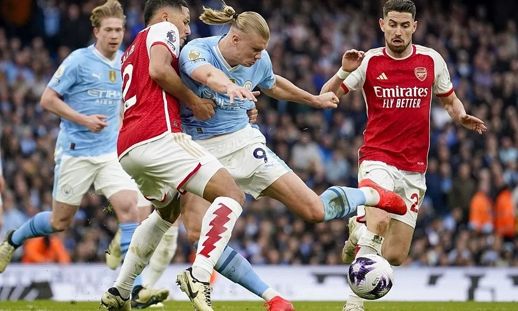 Trận đối đầu Manchester City vs Arsenal